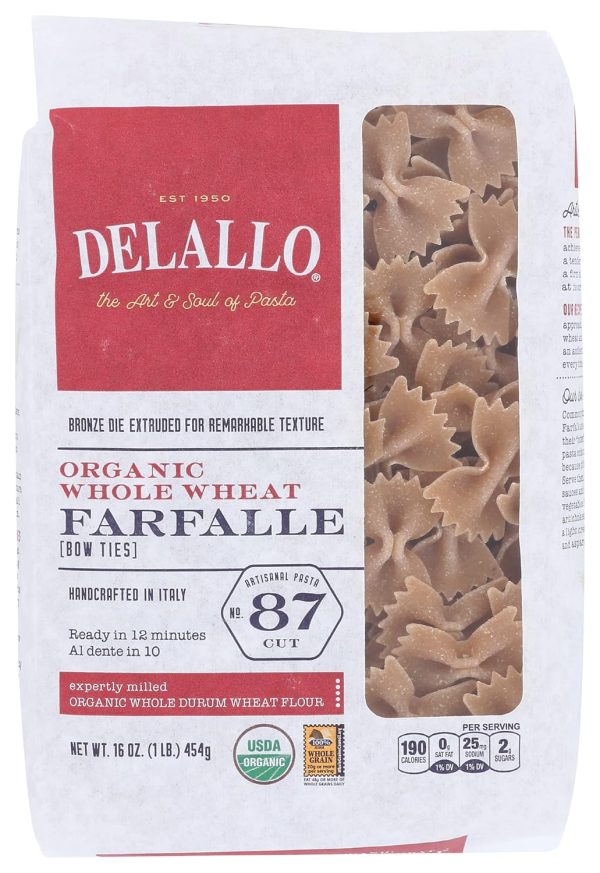 Delallo Whole Wheat Pasta Bronze Die Extruded Healthy-0