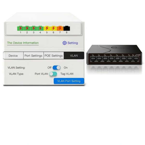 STEAMEMO 8 Port Gigabit Ethernet Switch-2