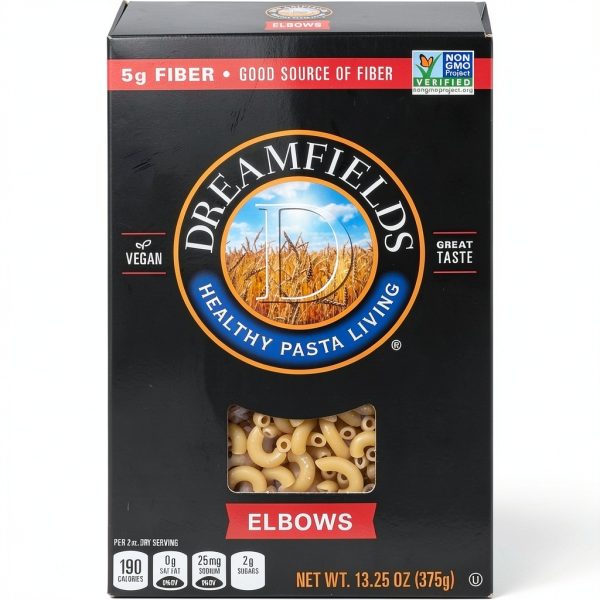 Dreamfields Pasta Bow Tie High Fiber Vegan Non GMO-0