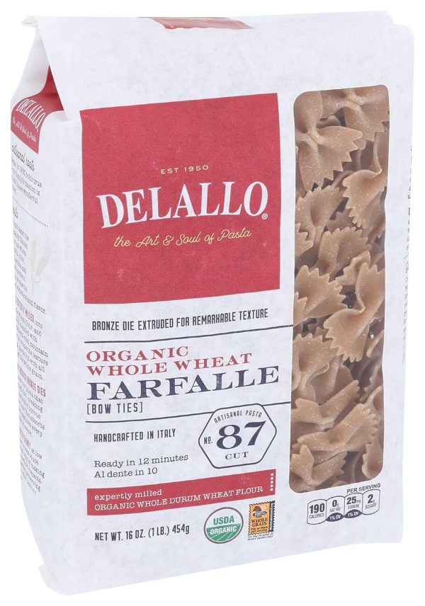 Delallo Whole Wheat Pasta Bronze Die Extruded Healthy-4