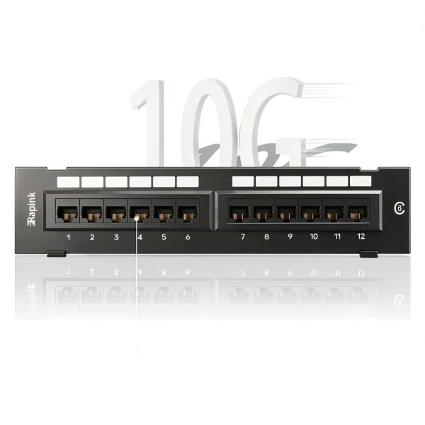 Rapink 10G Cat6 Ethernet Patch Panel-3