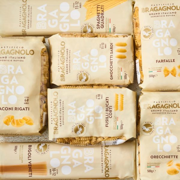 Bragagnolo Farfalle Pasta Bronze Drawn Italian Durum Wheat-4
