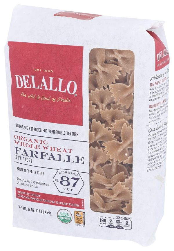 Delallo Whole Wheat Pasta Bronze Die Extruded Healthy-3