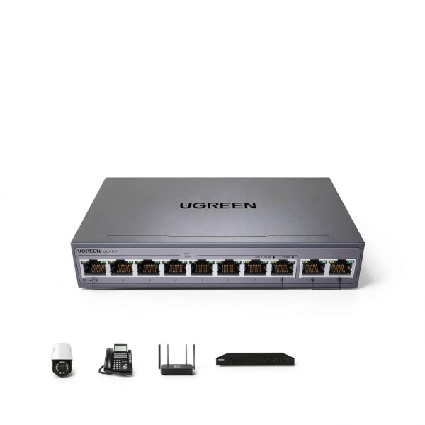 UGreen 8-Port PoE Switch for Home Office-1