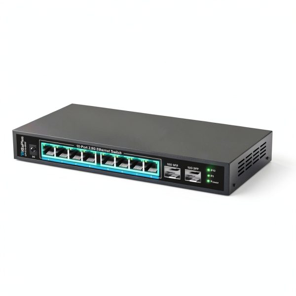 GiGaPlus 2.5G Unmanaged Switch Metal Case 8 Port-1