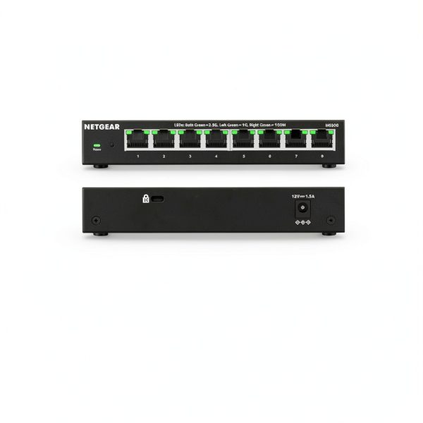 NETGEAR 8 Port 2.5G Ethernet Switch Plastic Design-1