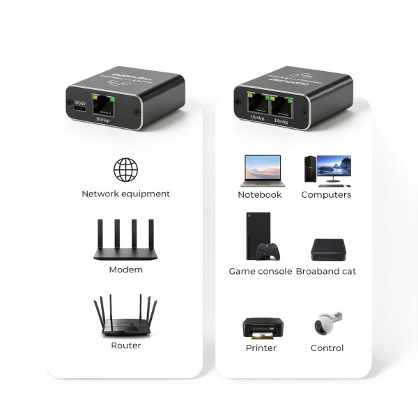 Ethernet Splitter Duopurui Gigabit Alloy Adapter-3