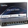 GiGaPlus 2.5G Unmanaged Switch Metal Case 8 Port-0