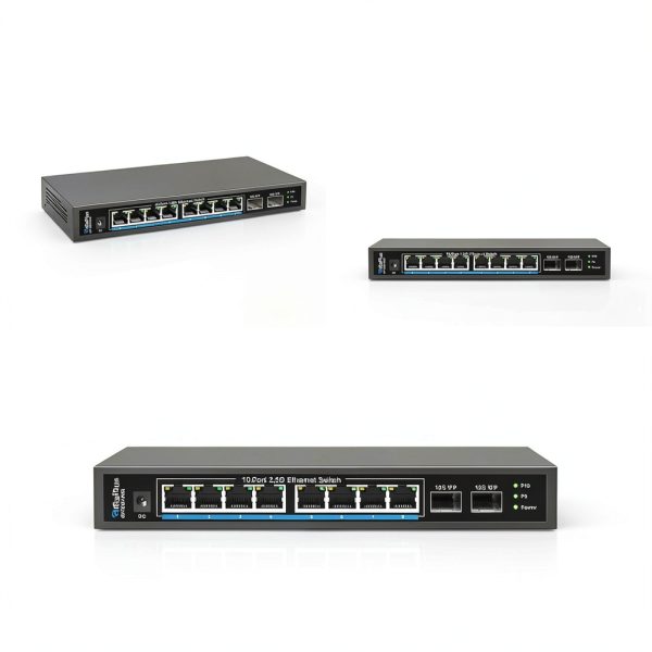 GiGaPlus 2.5G Unmanaged Switch Metal Case 8 Port-6