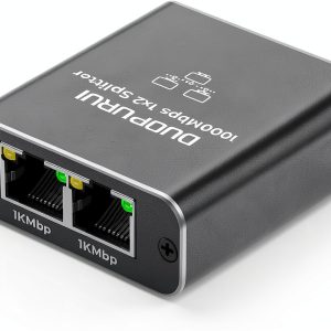 Ethernet Splitter Duopurui Gigabit Alloy Adapter-0