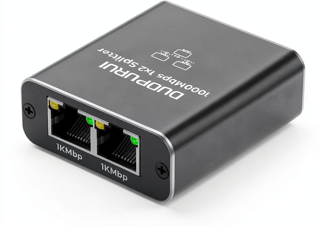 Ethernet Splitter installed behind a home router
