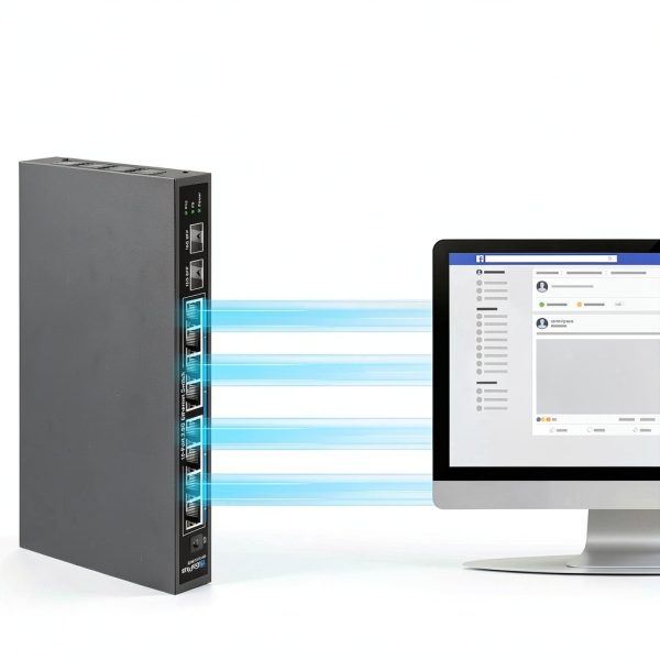 GiGaPlus 2.5G Unmanaged Switch Metal Case 8 Port-2