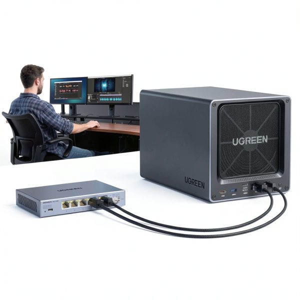 UGreen 2.5Gb Switch Metal RJ45 SFP+-5