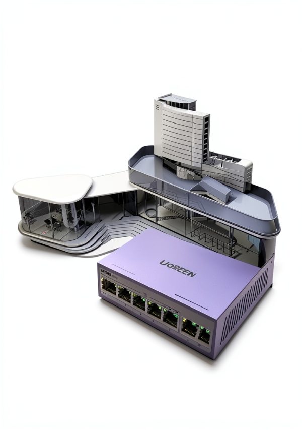UGreen 8-Port PoE Switch for Home Office-5