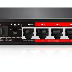 Gigabit PoE Switch STEAMEMO Metal Case 5 Port-0