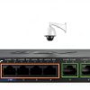 BV-Tech PoE Switch 4-Port Metal Housing with Hi-PoE-3
