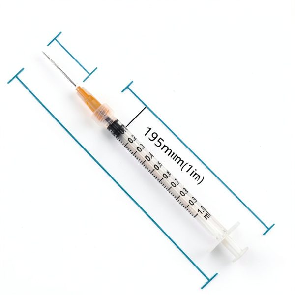 30 Pack 1mL Syringe Needle 25G 1in Careach Durable Lab Injection-3