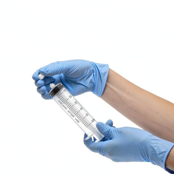 Luer Lock Syringe 60ml - Sterile Disposable Syringes without Needles (10 Pack), Individual Sealed Packaging-4