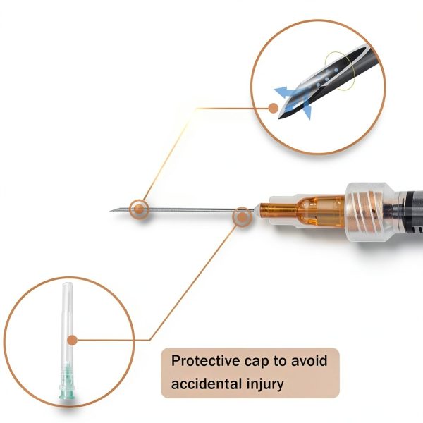 30 Pack 1mL Syringe Needle 25G 1in Careach Durable Lab Injection-1