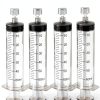 Luer Lock Syringe 60ml - Sterile Disposable Syringes without Needles (10 Pack), Individual Sealed Packaging-0