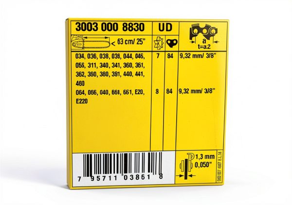 Stihl 33RS-84 2PK, 3/8" .050 Gauge, 84 Drive Links, 25", Rapid Super, Professional Saw Chain, 3623-005-0084-1