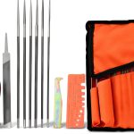 Chainsaw File Hipa 12-Pack Kit with Round & Flat Files, Depth Gauge-0