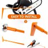 Magnetic Firewood Measuring Tool, Firewood Marker for Chainsaw Accessories and Tools-4