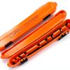 Original Chainsaw Chain Storage - Universal Portable Saw Chain Holder Case for Chains up to 20” Blades - Stacks 2 Inches Deep, Holds Minimum 8 Chains, Made in USA - Orange - Holiday Gift for Family-0