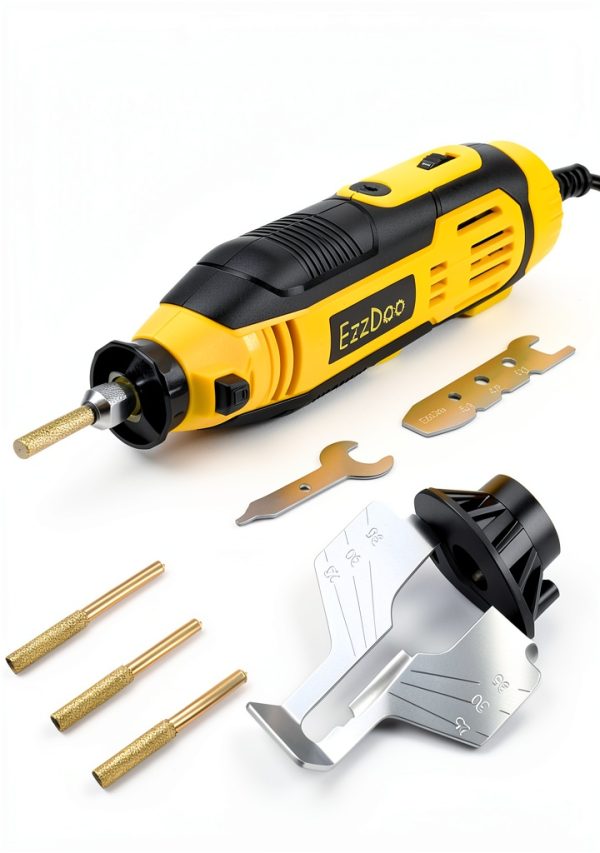 Electric Chainsaw Sharpener Kit with Titanium-Coated Diamond Bits by-2