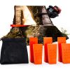 6 Pack Tree Felling Wedges with Spikes for Safe Tree Cutting – 3 Each-6