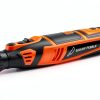Sharp Pebble Electric Cordless Chainsaw Sharpener Kit - Comes with Chain Saw Sharpener Tool, 4 File Size Sharpening Wheels, Angle Attachment, Wrench & eBook-2
