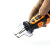Sharp Pebble Electric Cordless Chainsaw Sharpener Kit - Comes with Chain Saw Sharpener Tool, 4 File Size Sharpening Wheels, Angle Attachment, Wrench & eBook-5