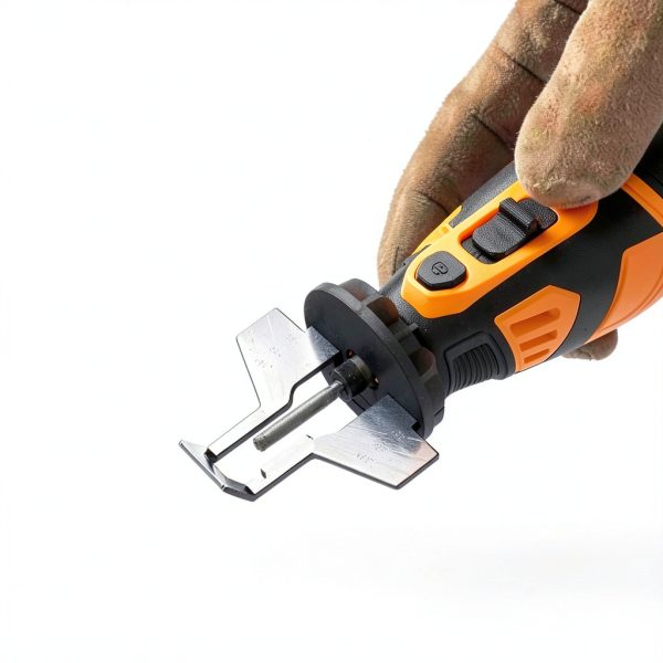 Sharp Pebble Electric Cordless Chainsaw Sharpener Kit - Comes with Chain Saw Sharpener Tool, 4 File Size Sharpening Wheels, Angle Attachment, Wrench & eBook-5